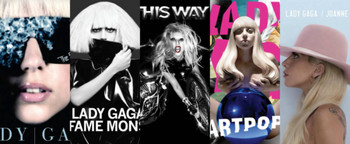 La evolución de Lady Gaga a través de las portadas de sus discos
