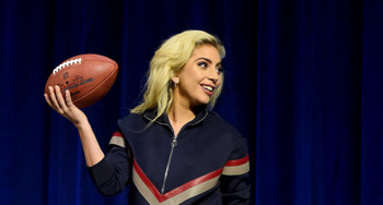 Lady Gaga ofrece una conferencia con motivo de la Super Bowl 2017 