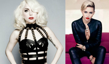 Los 10 grandes parecidos entre Lady Gaga y Miley Cyrus