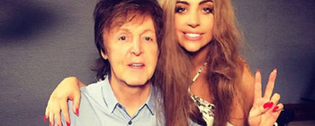 Lady Gaga y Paul McCartney juntos en el estudio
