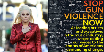 Lady Gaga se une a la lucha contra la violencia armada en Estados Unidos