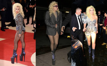 Los outfits de Lady Gaga en la MET Gala 2016