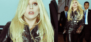 Lady Gaga en los estudios de grabación de Londres