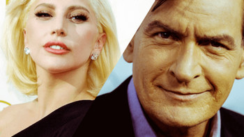 Lady Gaga muestra su apoyo a Charlie Sheen