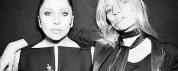 Lady Gaga en el desfile de Balenciaga durante la Paris Fashion Week
