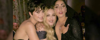 Selfie de Madonna, Katy Perry y Lady Gaga en la Gala MET