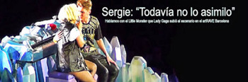 Sergie, el Little Monster que subió al escenario en el artRAVE Barcelona
