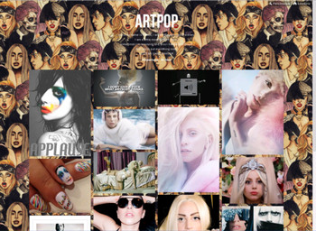 Tumblr de Lady Gaga y parodia de Applause 