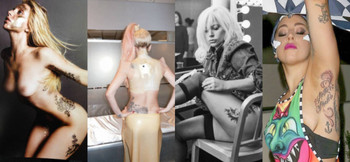 ¿Qué tatuajes tiene Lady Gaga y qué significado tienen?