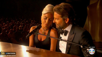 Lady Gaga canta Sallow con Bradley Cooper en Los Oscar 91ª